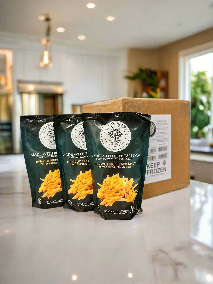 Thin Cut Fries with Sea Salt - TALLOW & FRIES