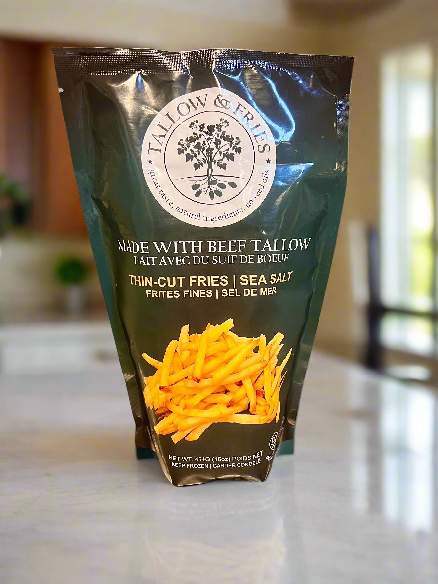 Thin Cut Fries with Sea Salt - TALLOW & FRIES
