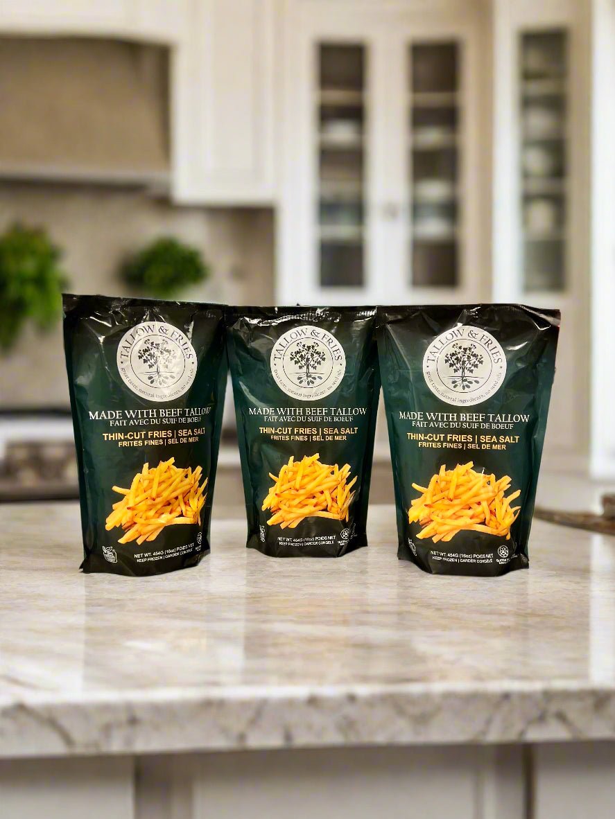 Thin Cut Fries with Sea Salt - TALLOW & FRIES