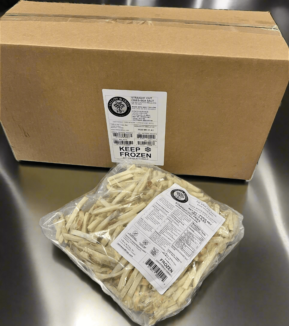 Straight Cut Fries - Foodservice - TALLOW & FRIES