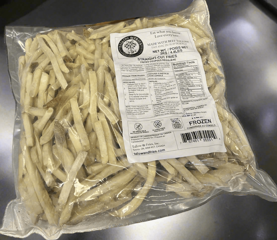 Straight Cut Fries - Foodservice - TALLOW & FRIES