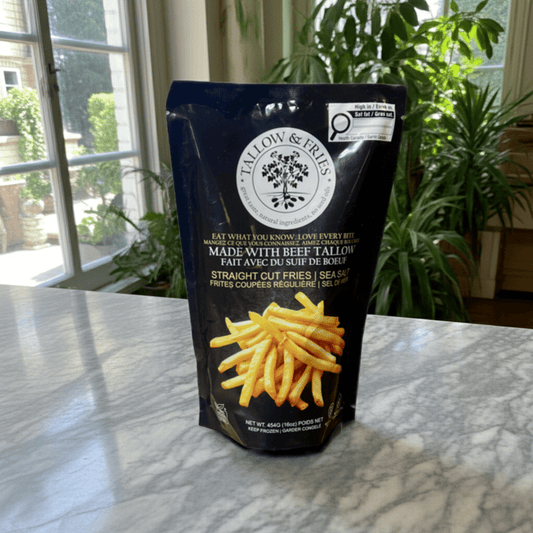 Straight Cut Fries with Sea Salt - TALLOW & FRIES