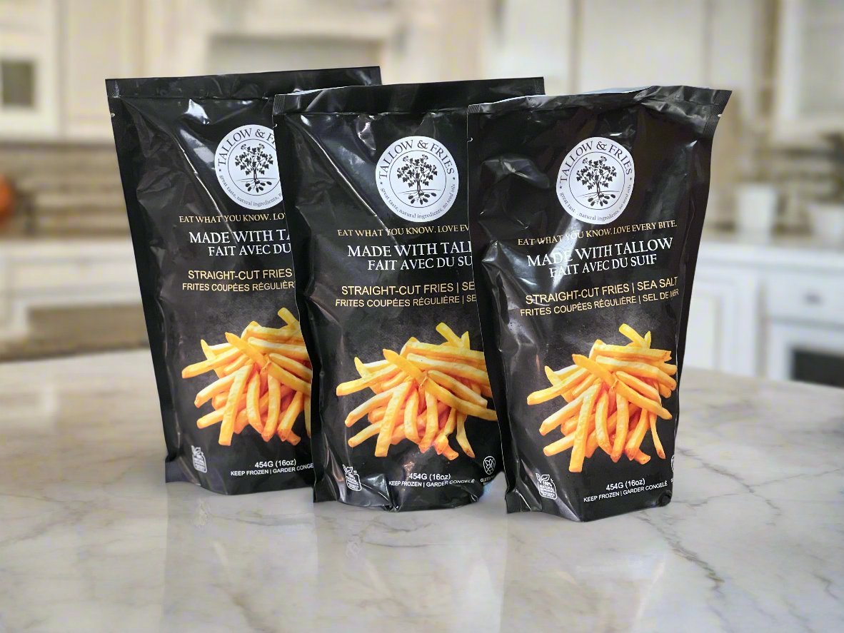 Tallow & Fries Straight Cut Fries with Sea Salt - TALLOW & FRIES